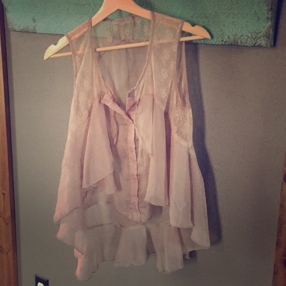 Xs sheer Tunic